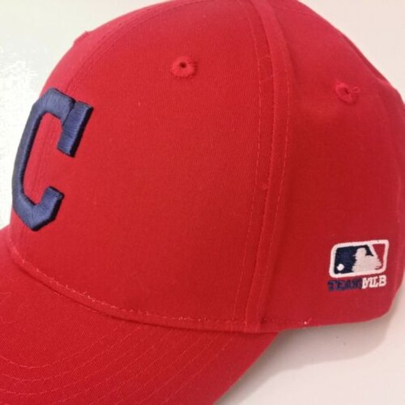 Bundle "3 x $20" Cleveland Indians Red NEW Baseball Cap MLB Adult OSFM Logo Team - Picture 8 of 10